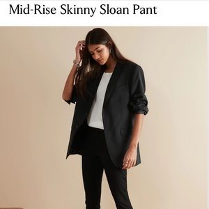 Banana Republic Petite Mid Rise Skinny Sloan Pant